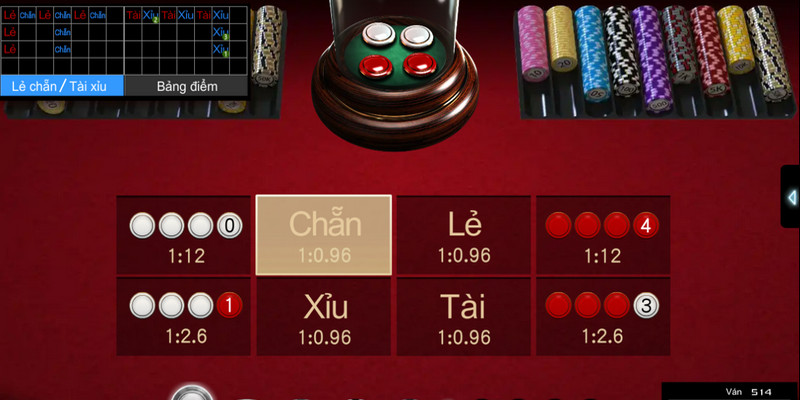 Ghi nhớ đồng xu trước khi dealer xóc