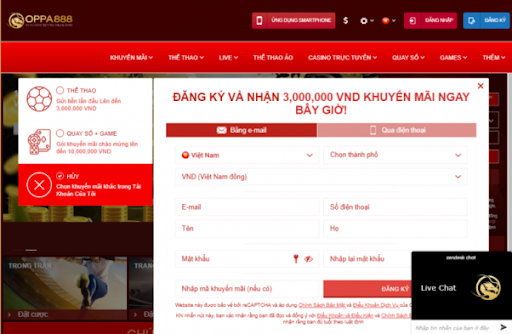 Anh em cũng có thể đăng ký tài khoản vào 8on thông qua địa chỉ Email