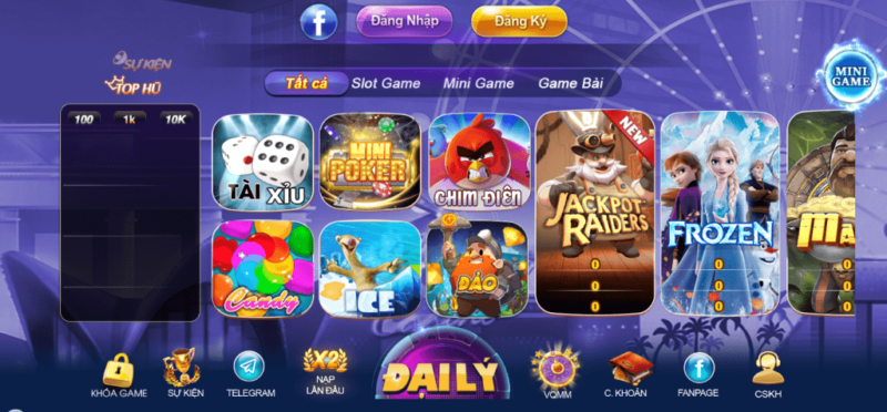 Đánh giá tổng quan về giao diện của cổng game uy tín Sumvip