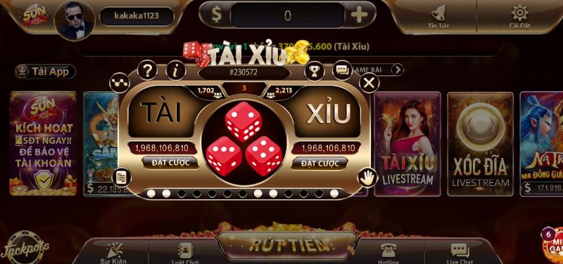 Cách đặt cược tài xỉu online Sunwin