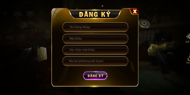 Cách thức đăng ký tài khoản và tham gia chơi game