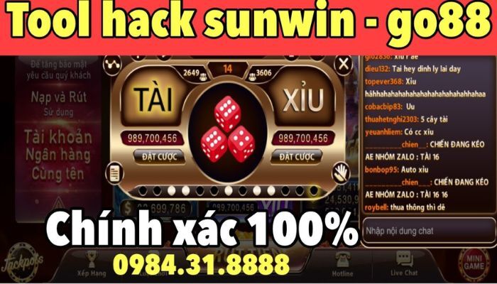 tool hack tài xỉu