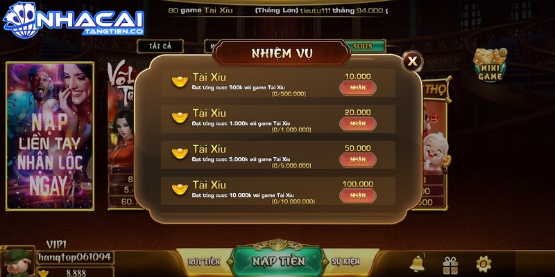 Tặng quà sinh nhật cho thành viên tại Bet789